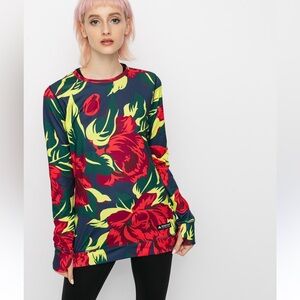 Burton Base Layer Top Shirt Long Sleeve Womens Medium Dry Ride Ski Snowboard NWT